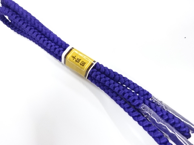 未使用品　正絹　手組帯締め